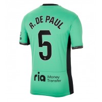 Muški Nogometni Dres Atletico Madrid Rodrigo De Paul #5 Rezervni 2023-24 Kratak Rukav